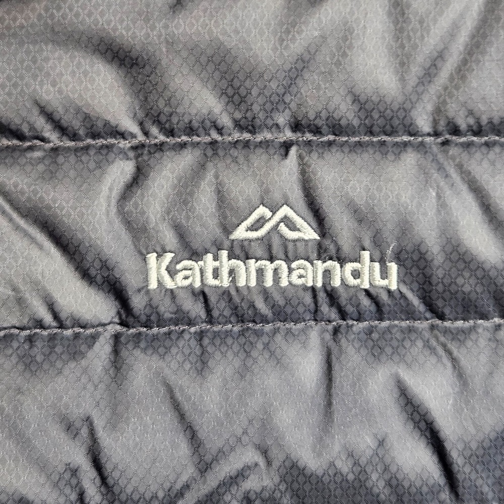 Kathmandu Vest Mens Medium Black Duckdown 500 Fill Full Zip Puffer Pockets - Picture 4 of 13